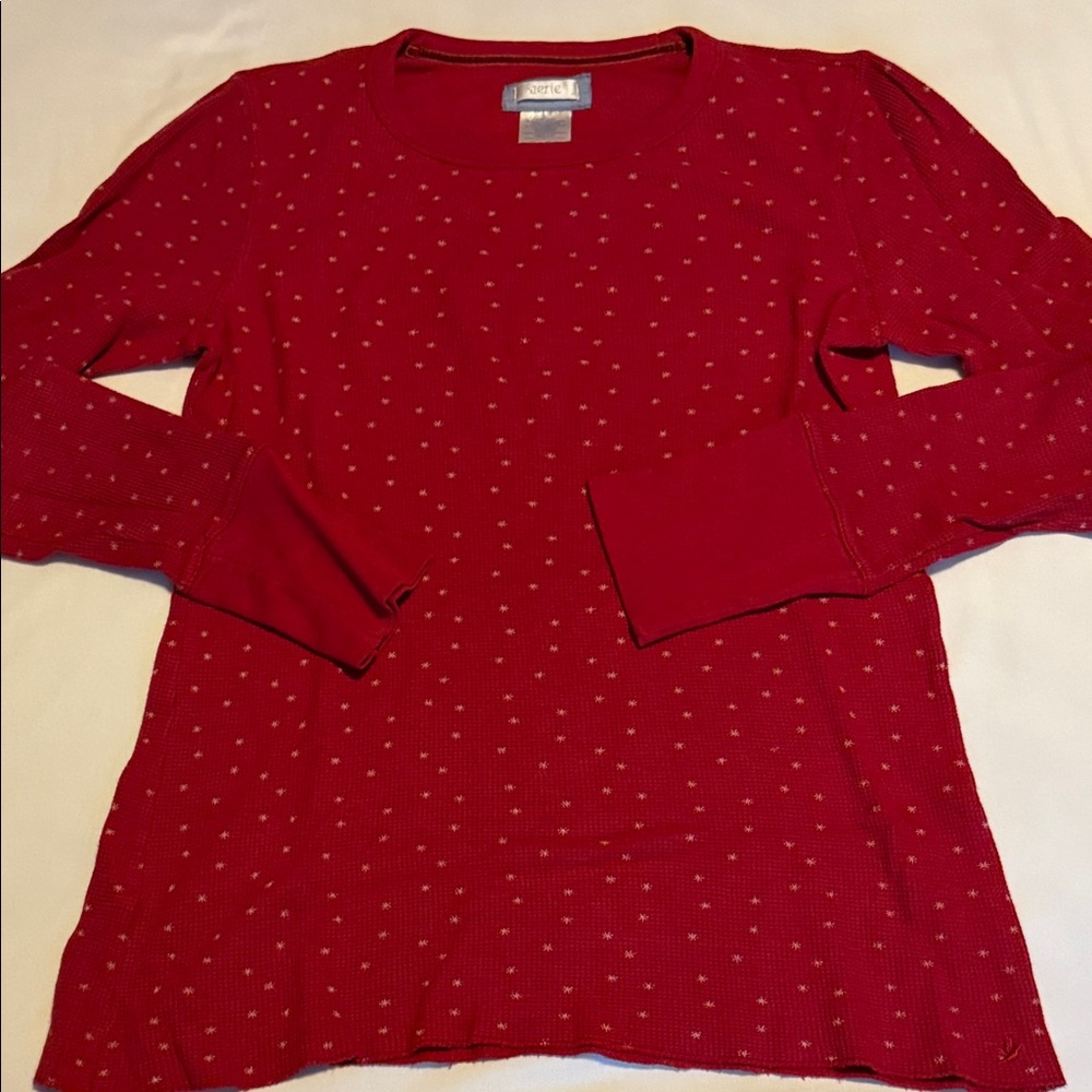 Aerie Red Thermal Shirt